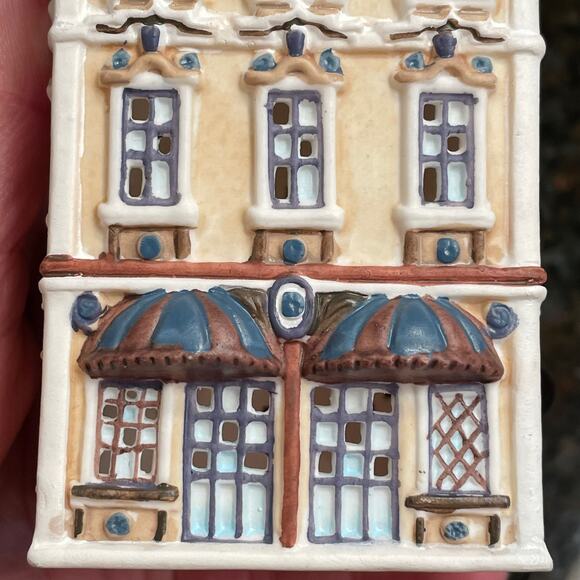 PartyLite Tealight House Cafe Vienna P8276 Ceramic Collectible Votive No Box - Picture 10 of 12